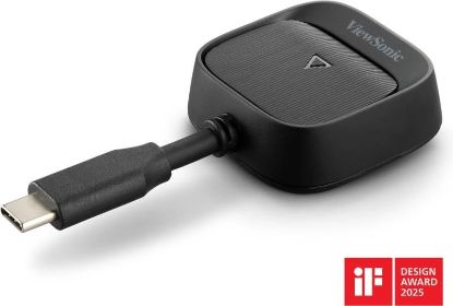 Picture of ViewSonic ViewShare WPD-900 Wireless Screen Casting Kit, Plug-and-Play, 1080p Full HD, USB-C with Pass-Through Charging, 30m Range