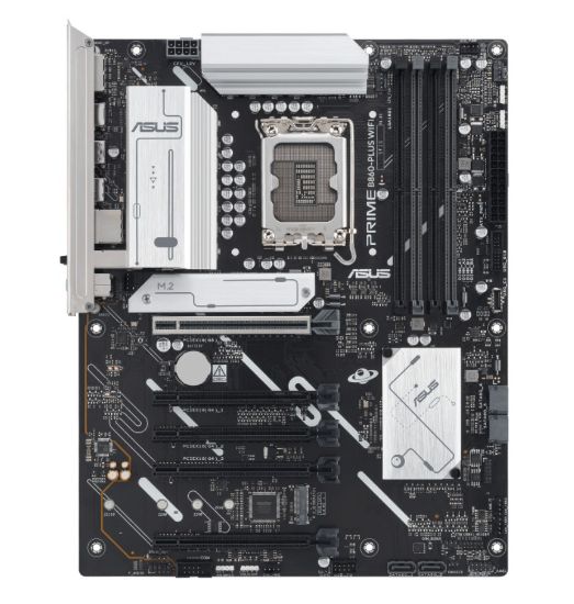 Picture of ASUS PRIME B860-PLUS WIFI-CSM ATX Motherboard, 2x M.2 slots, 4x SATA, WiFi 6E