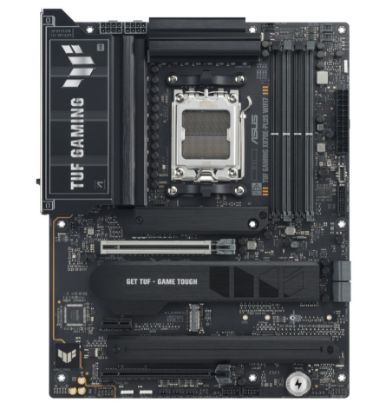 Picture of ASUS AMD TUF GAMING X870E-PLUS WIFI7 (AM5) ATX Motherboard, DDR5 Max.256GB, 1x PCIe 5.0 x16 slot, 4x M.2 slots, 4x SATA, Realtek 2.5Gb Ethernet