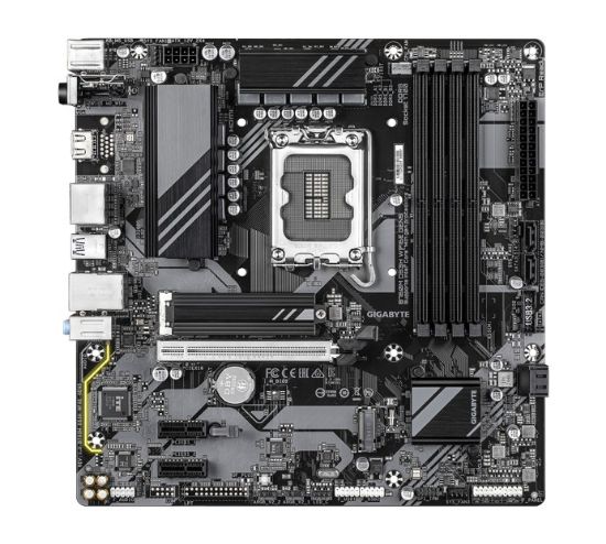 Picture of Gigabyte B760M DS3H WIFI6E GEN5 Intel LGA 1700 mATX Motherboard, 4x DDR5 ~256GB, 1x PCI-E x16, 2x M.2, 4x SATA,  5x USB 3.2, 6x USB 2.0
