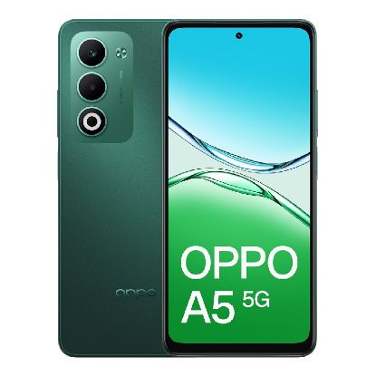 Picture of OPPO A5 5G 128GB - Aurora Green (CPH2735AU Green)*AU STOCK*, 6.67', HD+, 120Hz, 4GB/128GB, 50MP/8MP, Dual SIM, 6000mAh, 2 Years Warranty