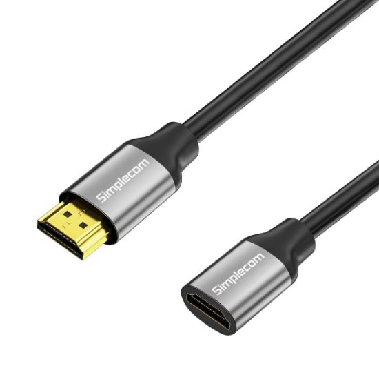 Picture of Simplecom CAF305 0.5M HDMI 2.1 Extension Cable Male to Female 48Gbps 8K@60Hz
