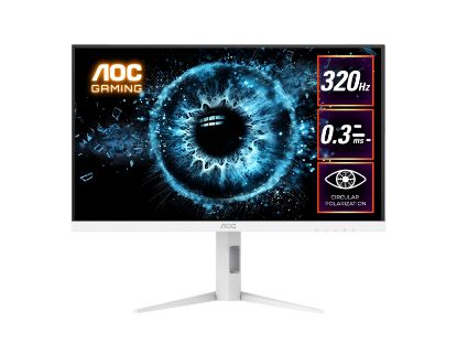 Picture of AOC 27' Fast IPS Q27G4SL/WS: 2560×1440 @ 320Hz, 1ms GtG, 350 nits, HDR 450 nits, sRGB 125%, DP 1.4, HDMI 2.1, ergonomic stand, VESA 100mm
