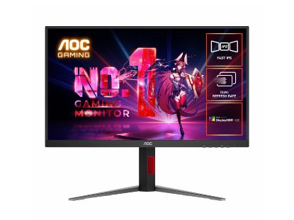Picture of AOC 27' Fast IPS U27G4: 3840×2160 @ 160Hz, 0.5ms MPRT, HDR, sRGB 127%, DCI-P3 99%, HDMI 2.1, DP 1.4, ergonomic stand, VESA 100mm