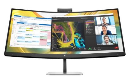 Picture of HP Series 5 Pro 34' WQHD 4K CURVED 21:9 3440x1440 100Hz Height Adjust VA LCD Tilt Swivel USB-C DP HDMI Speakers VESA Webcam 3yrs wty