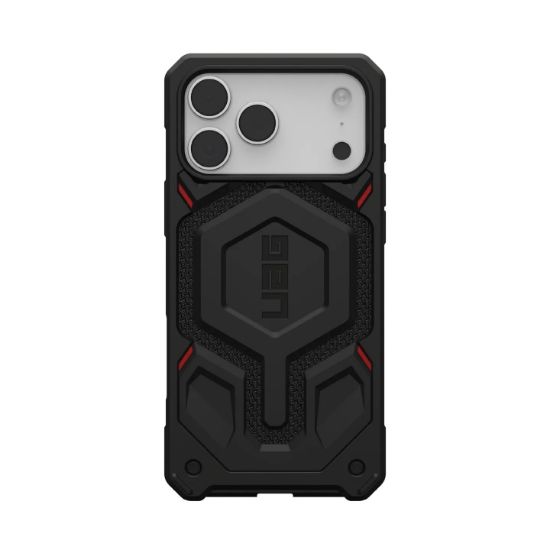 Picture of UAG Monarch Pro MagSafe Kevlar Apple iPhone 17 Pro (6.3') Rugged Case - Kevlar Black (114513113940), 25ft. Drop Protection (7.6M), 10 Years Warranty
