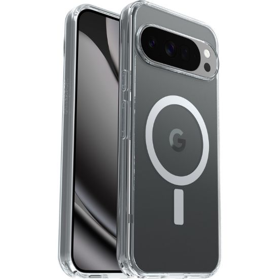 Picture of OtterBox Symmetry Clear Magnets Google Pixel 10/Pixel 10 Pro - Case Clear (77-98095), DROP+ 3X Military Standard, 7 Years Warranty