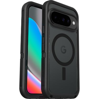Picture of OtterBox Defender Pro XT Clear Magnets Google Pixel 10/Pixel 10 Pro Dark Side - black-(77-98258), Drop+7X Military Standard, 7 Years Warranty