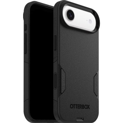 Picture of OtterBox Commuter Apple iPhone Air (6.5') Case Black - (77-98309), DROP+ 3X Military Standard, Dual-Layer, Pocket-Friendly, 7 Years Warranty
