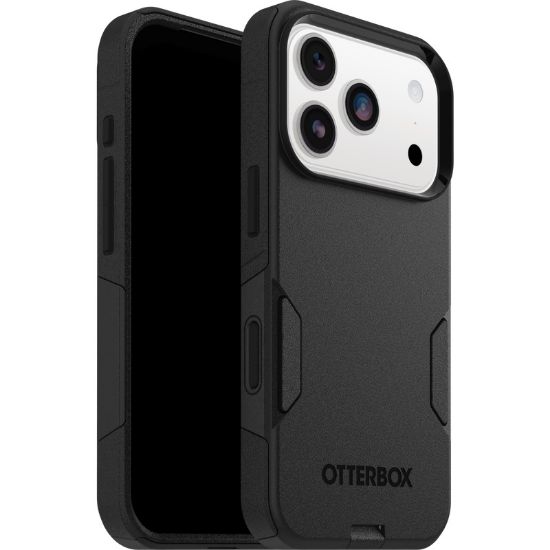Picture of OtterBox Commuter Apple iPhone 17 Pro (6.3') Case Black - (77-98323), DROP+ 3X Military Standard, Pocket Friendly, Hassle-Free, 7 Years Warranty