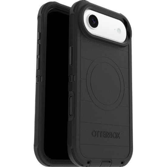 Picture of OtterBox Defender Pro MagSafe Apple iPhone Air (6.5') Case Black - (77-98368), DROP+ 7X Military Standard, Raised Edges, 7 Years Warranty