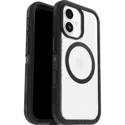 Picture of OtterBox Defender XT Pro MagSafe Apple iPhone 17 (6.3') Case Dark Side (Clear/Black) - (77-98480), DROP+ 7X Military Standard, 7 Years Warranty