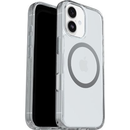 Picture of OtterBox Symmetry Clear MagSafe Apple iPhone 17 (6.3') Case Clear - (77-98781), DROP+ 3X Military Standard, Raised Edges, Hassle-Free,7 Years Warranty