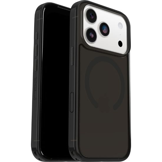 Picture of OtterBox Symmetry Clear MagSafe Apple iPhone 17 Pro (6.3') Black Mist (Clear/Black) - (77-98851), DROP+ 3X Military Standard, 7 Years Warranty