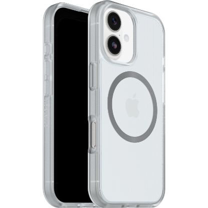 Picture of OtterBox React MagSafe Apple iPhone 17 (6.3') Case Clear - (77-99276), DROP+ Military Standard, Raised Edges, Hassle-Free, 7 Years Warranty