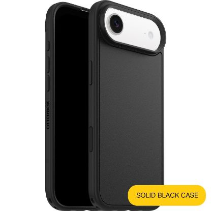 Picture of OtterBox Symmetry MagSafe Apple iPhone Air (6.5') Case Black - (77-99420), DROP+ 3X Military Standard, Raised Edges, Hassle-Free, 7 Years Warranty