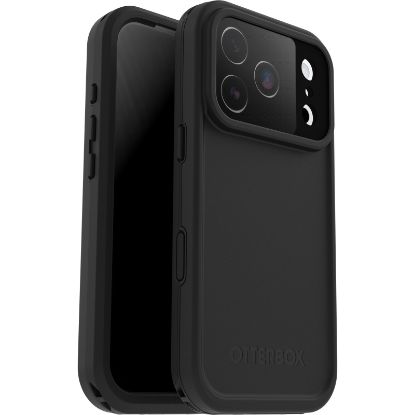 Picture of OtterBox Fre Magsafe Apple iPhone 17 Pro (6.3') Case Black - (77-99768), DROP+ 5X Military Standard, Camera Control, 7 Years Warranty