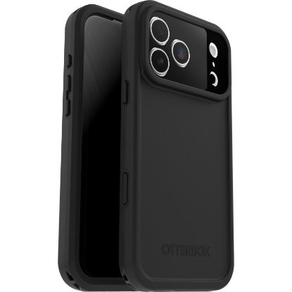 Picture of OtterBox Fre MagSafe Apple iPhone 17 Pro Max (6.9') Case Black - (77-99772),  DROP+ 5X Military Standard, Camera Control, 7 Years Warranty