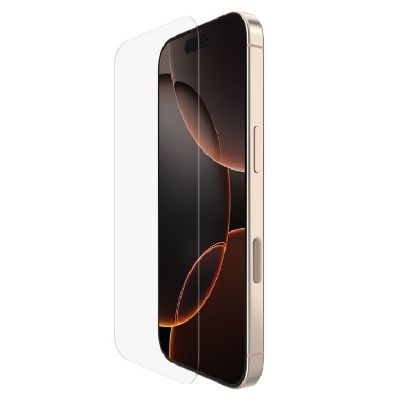 Picture of Belkin ScreenForce UltraGlass 2 Apple iPhone 17/ iPhone 16 Pro (6.3') Screen Protector - Clear (OVA157fq), Drop Protection (2.2M), 2 Years Warranty