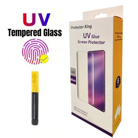 Picture of USP Samsung Galaxy S20+ UV Tempered Glass Screen Protector - 9H Surface Hardness, Shock Resistant, WaterProof, UV-Resistant