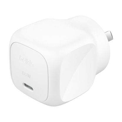 Picture of Belkin BoostCharge 65W USB-C PD 3.1 Cubic Wall Charger - White (WCA011auWH), Portable & Powerful, Laptop, Tablets, CEW $2500, 2 Years Warranty