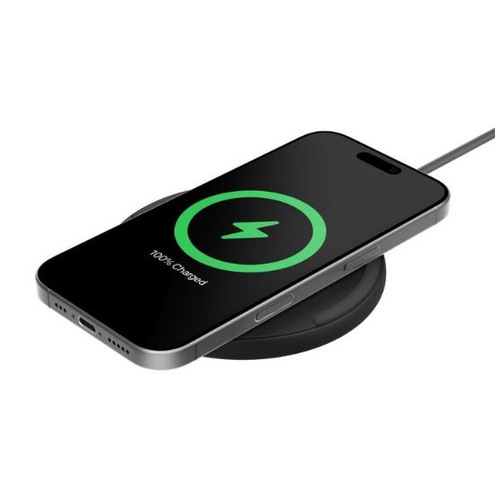 Picture of Belkin BoostCharge 15W Wireless Charging Pad + 20W Wall Charger + USB-C to USB-C Cable (1.5M) - Black (WIA012auBK), CEW $2500, 2 Years Warranty