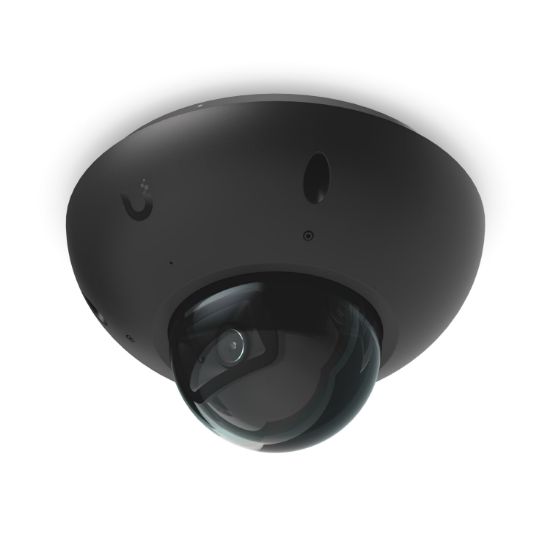 Picture of Ubiquiti G6 Dome,Black,All weather,Vandal-proof 4K PoE Camera,1/1.8 8MP Image Sensor,Multi-TOPS AI Engine,Longrange IR NightVision,*Avail for DealReg*
