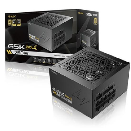 Picture of Antec GSK750 V2 80+ Gold Fully Modular, 750W, ATX 3.1, 140×150×86mm, 120mm fan, PCIE 5.1, 12VHPWR, OCP/OVP/UVP/SCP/OPP/OTP, 7Y warranty