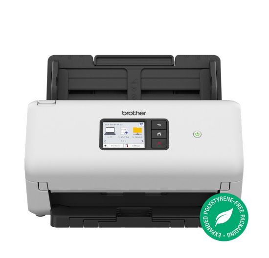 Picture of Brother ADS-3350W  ADVANCED DOCUMENT SCANNER (40PPM) network scanner, w/ 7.1cm touchscreen LCD & WiFi (2.4G)
