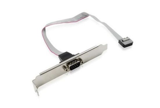 Picture of Server - Generic DB9 Serial Header Cable with Bracket - 30cm cable length