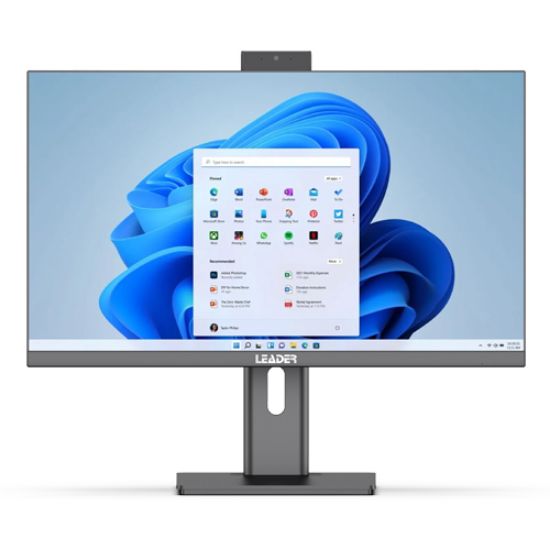Picture of Leader Visionary AIO, 27' FHD, Intel i7-13620H, 16GB DDR4, 1TB NVMe SSD, Wi-Fi 6, 2M Camera, VESA, 1 Year Warranty, Windows 11 Home, Keyboard & Mous