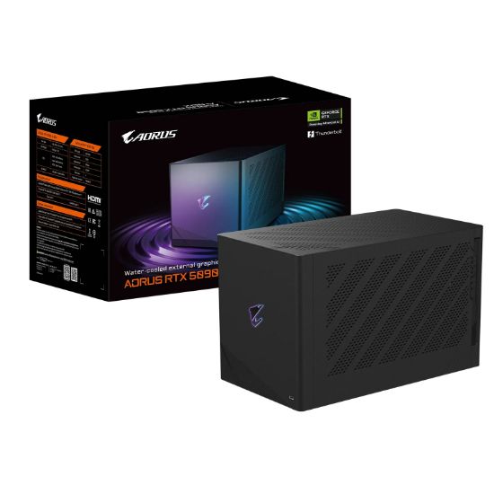 Picture of Gigabyte AORUS RTX 5090 AI BOX 32Gb, GDDR7 @28Gbpps, 2407Mhz, 512-bit, 3x DP 2.1, HDMI 2.1, 2x TB5, 3x USB 3.2, LAN, PSU 850W