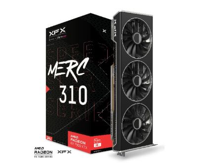 Picture of XFX Speedster MERC310 AMD Radeon™ RX 7900XTX BLACK Gaming Graphics Card with 24GB GDDR6, AMD RDNA™ 3 (RX-79XMERCB9)