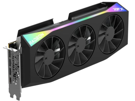 Picture of XFX Mercury AMD Radeon RX 9070XT OC Gaming Edition with RGB 16GB GDDR6, HDMI 3xDP, AMD RDNA™ 4 (RX-97TRGBBB9)