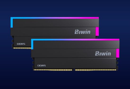 Picture of BIWIN DDR5 Memory DW100 DDR5 RGB Memory 6000mhz 32GB (16GB*2) CL30-38-38-76 1.35V  B5DW100326030ER2G-CB001
