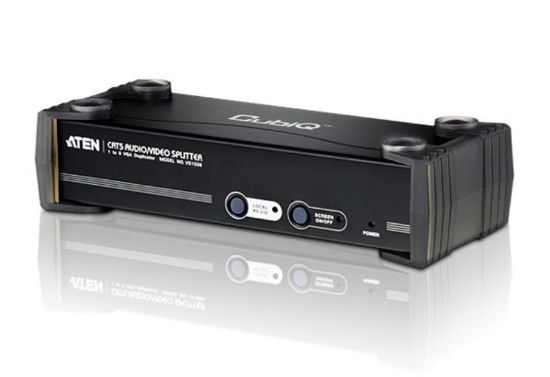 Picture of Aten Professional Video Splitter 8 Port VGA Video Splitter over Cat5 w/ Audio and RS-232, 1920x1200@60Hz or 150m Max (LS)