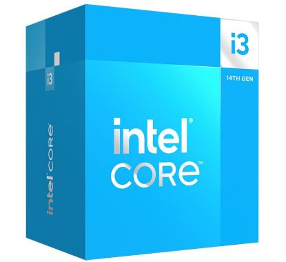 Picture of Intel i3 14100 CPU 3.5GHz (4.7GHz Turbo) 14th Gen LGA1700 4-Cores 8-Threads 17MB 60W UHD Graphics 730 Retail Raptor Lake with Fan