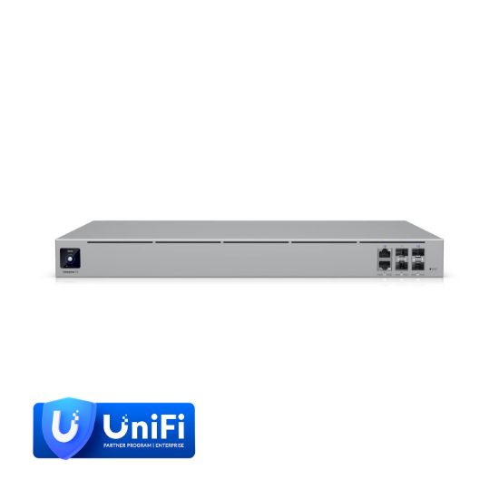 Picture of Ubiquiti EFG Enterprise Fortress Gateway, 25Gbps Cloud Gateway NGFW, 500+ UniFi device / 5,000+ client, 12.5 Gbps IPS, *Requires Deal Reg*