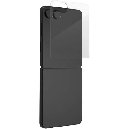 Picture of USP Samsung Galaxy Z Flip7 FE / Z Flip6 2.5D Tempered Glass Screen Protector Clear - Anti-Fingerprint, Smooth-Touch, Bubble-Free, Scratch Resistant