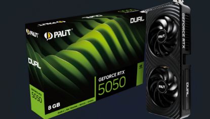 Picture of PALIT RTX5050 DUAL 8GB GDDR6 128bit 3-DP HDMI NE65050019P1-GB2070D