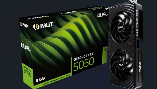 Picture of PALIT RTX5050 DUAL 8GB GDDR6 128bit 3-DP HDMI NE65050019P1-GB2070D