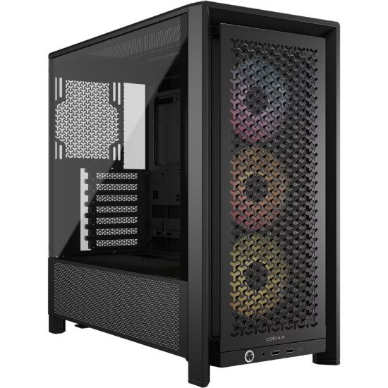 Picture of Corsair FRAME 4000D RS ARGB Modular Mid-Tower PC Case - Black, ATX, 430mm GPU, 170mm CPU cooler, 220mm PSU, 360mm rad, 1x USB-C 3.2 Gen2