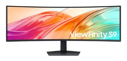 Picture of Samsung 49' ViewFinity Monitor Dual QHD 5120x1440 5ms 32:9 1000R Tilt Swivel Height Adjust VESA DisplayHDR 400 1xUSB-C DP 2xHDMI LAN Prot HAS Speaker