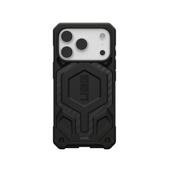 Picture of UAG Monarch Pro MagSafe Apple iPhone 17 Pro (6.3') Case - Carbon Fiber (114510114242), 25ft. Drop Protection (7.6M), 10 Years Warranty