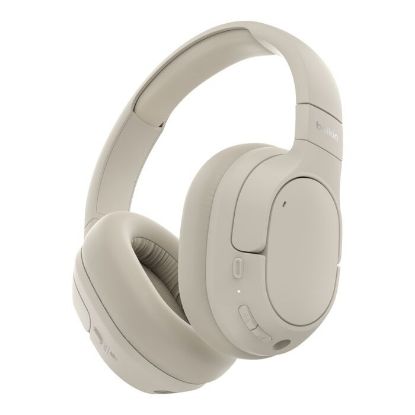 Picture of Belkin SoundForm Inspire USB-C Wireless Over-Ear Headset for Kids - Sand (AUD008fqSA), 60 hours of Playtime, 40mm Drivers, Foldable,2 Years Warranty