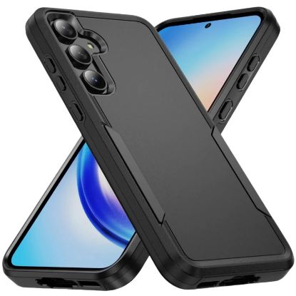 Picture of USP Rugged Samsung Galaxy S25 FE (6.7') Black Armor Light Case - No-Slip, Sleek, Ultimate Protection, Strong & Durable, DropProof