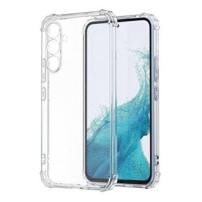 Picture of USP Samsung Galaxy S25 FE (6.7') Clear Jelly Case (With Soft Round Airbags) - Ultra Thin, Durable and Flexible Design, Scratch Resistant, DustProof