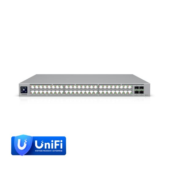 Picture of Ubiquiti ECS 48 Poe Switch, Ring Topology, Ensuring Redundancy Within The Switch Stack,  *Require Deal Reg*