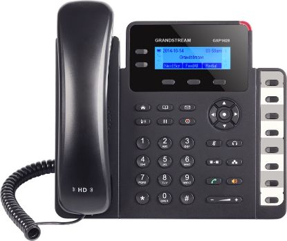Picture of *LS* Grandstream GXP1628 2 Line IP Phone, 2 Sip Accounts, 132x48 Backlit Graphical Display, HD Audio, Dual-Switched Gigabit Ports, Powerable Via POE