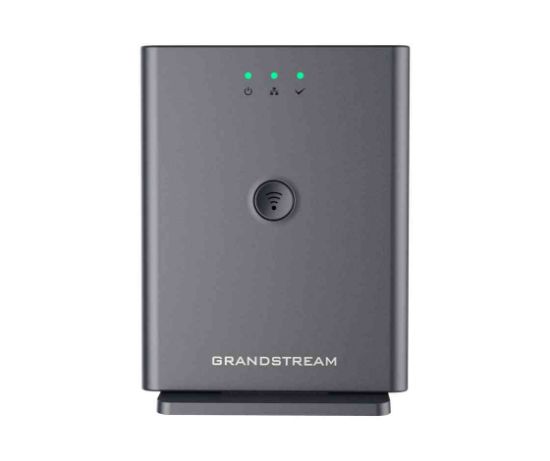 Picture of Grandstream DP752 DECT Base Station, Pairs w/ 5 DP Series DECT Handsets, Range up to 400 meters, Supports Push-to-Talk.